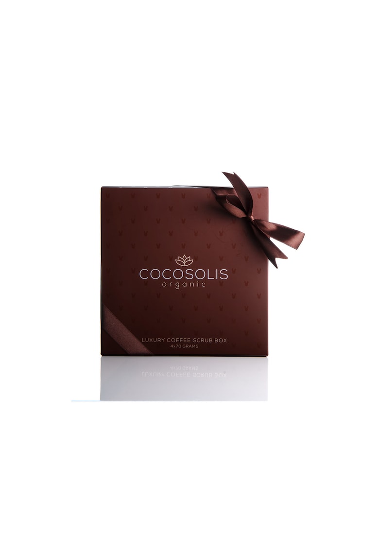 Exfoliant Luxury Coffee Scrub Box - 4 plicuri x 70 gr