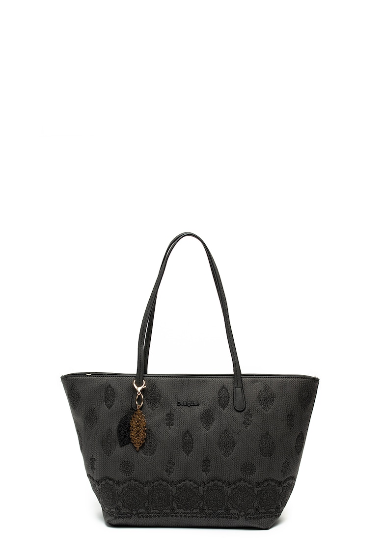 Geanta shopper cu detalii brodate Paola