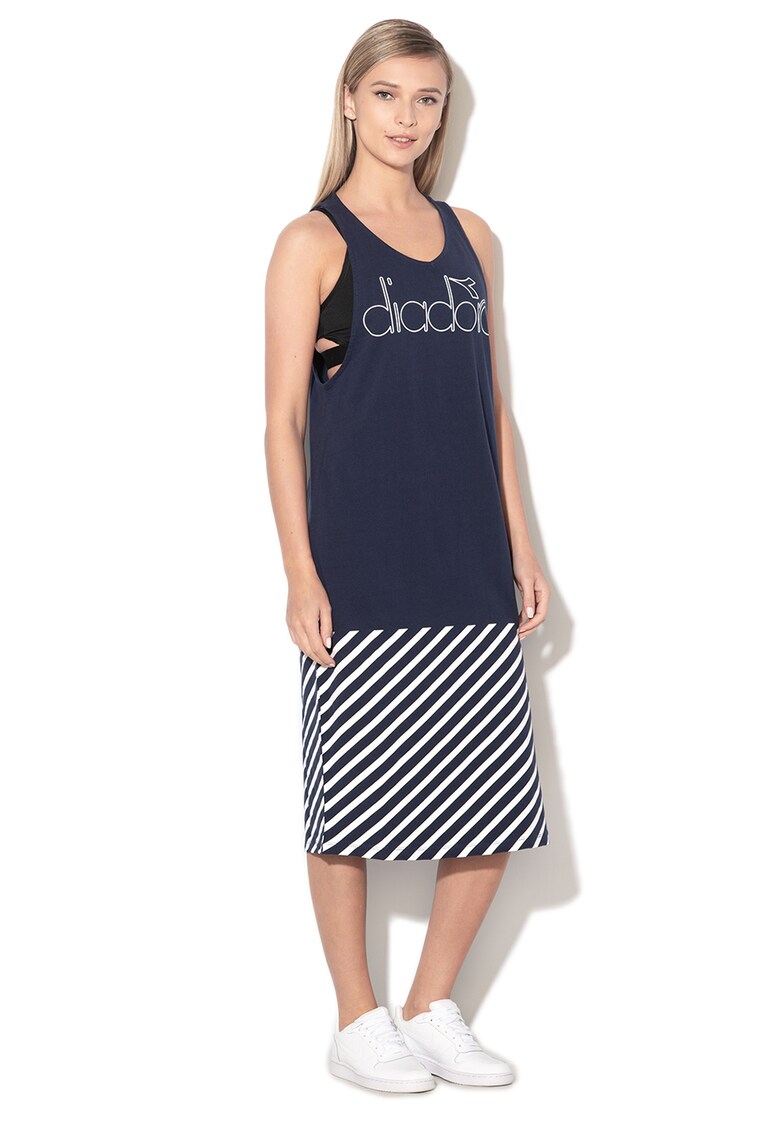 Rochie cu logo si slit lateral Barra Sporty