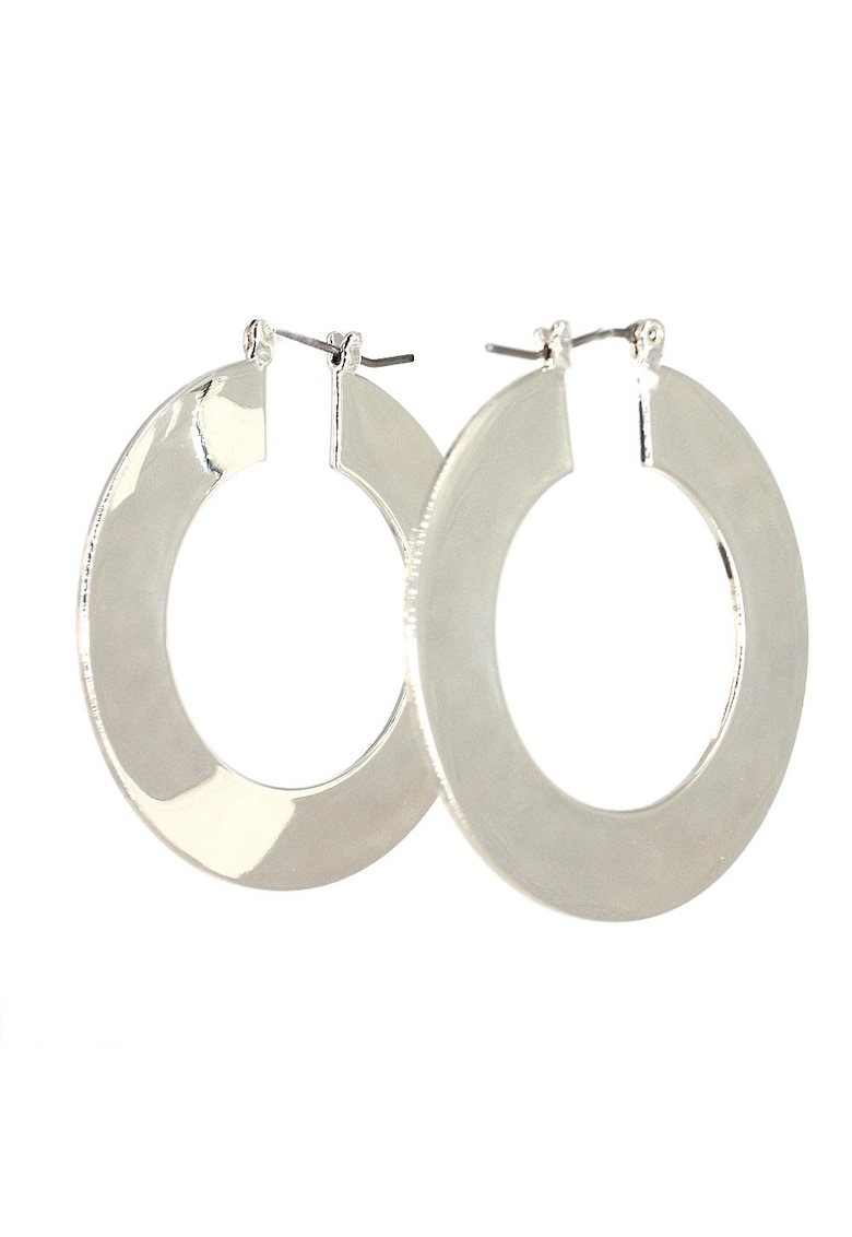 Cercei rotunzi silver -