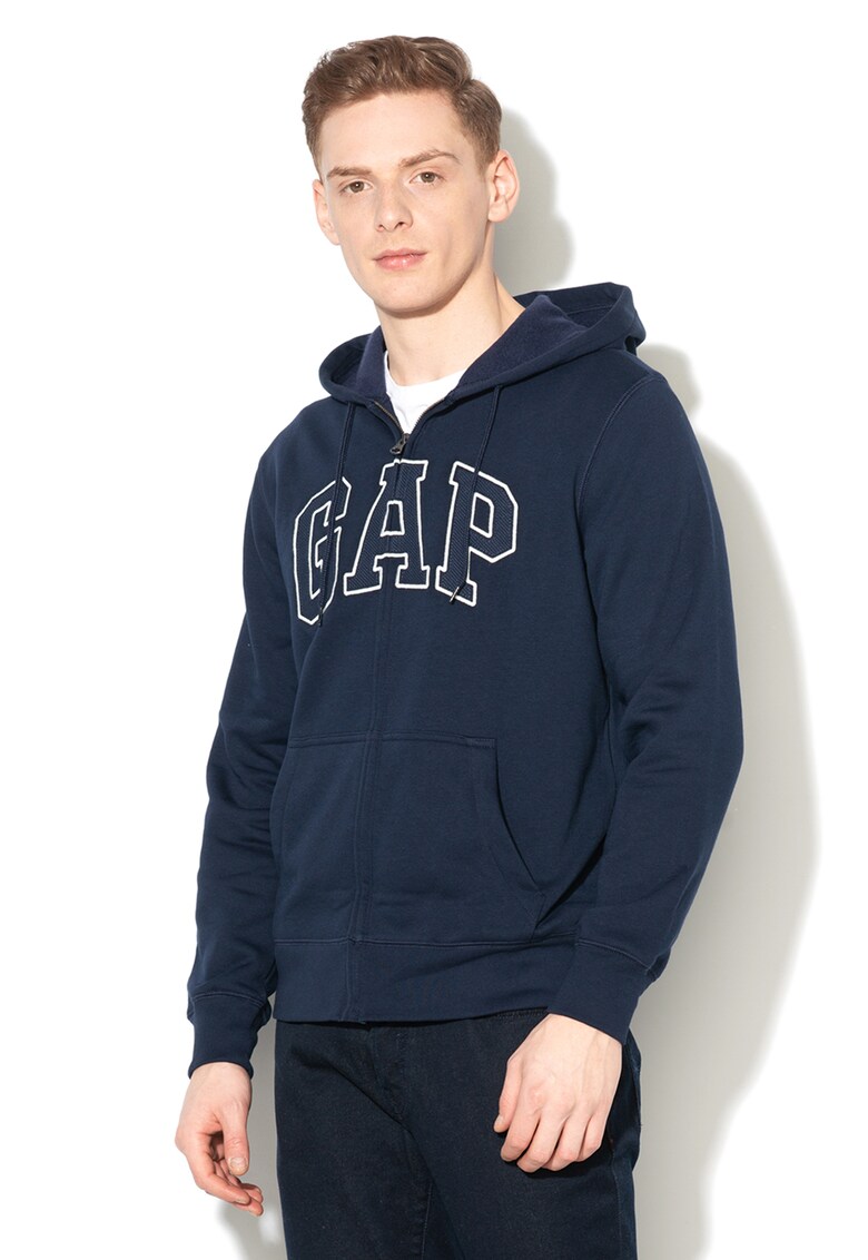 Hanorac cu fermoar si captuseala din fleece 2