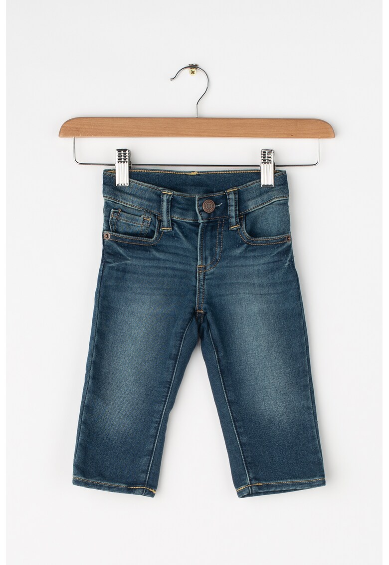 Blugi slim fit cu talie ajustabila