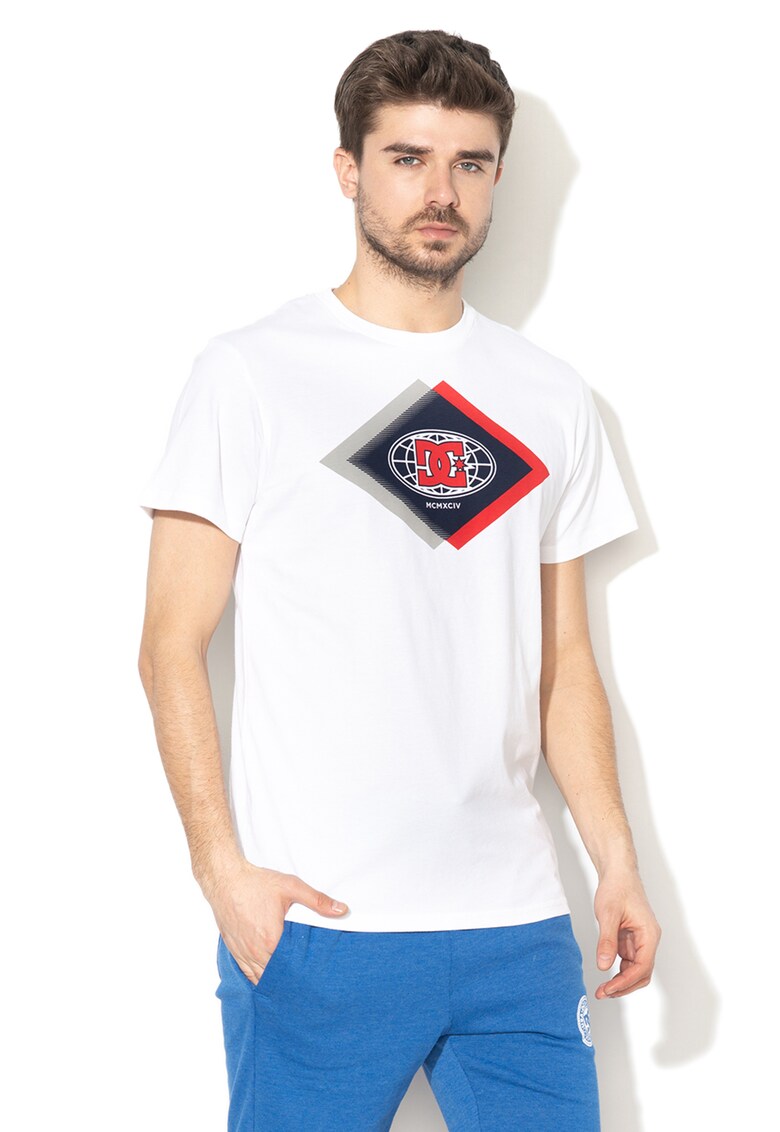 Tricou cu imprimeu grafic si logo Co Defendant