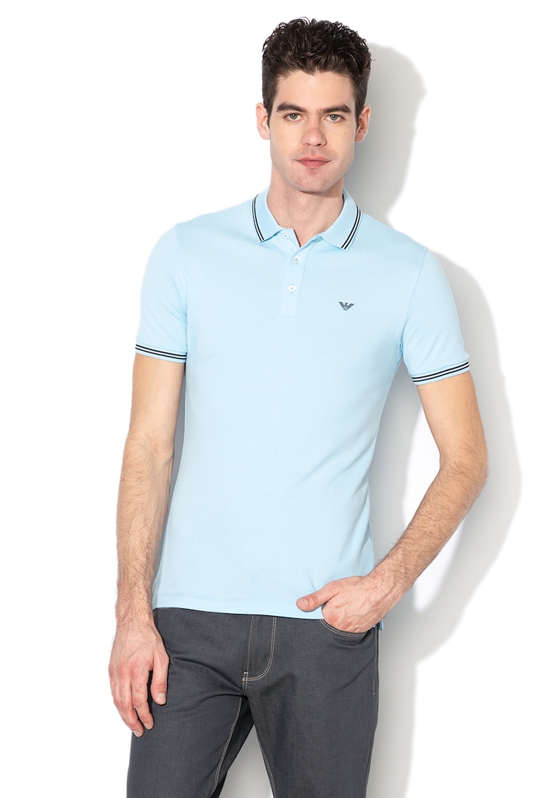 Tricou polo din material pique 8N1F30-1JPTZ