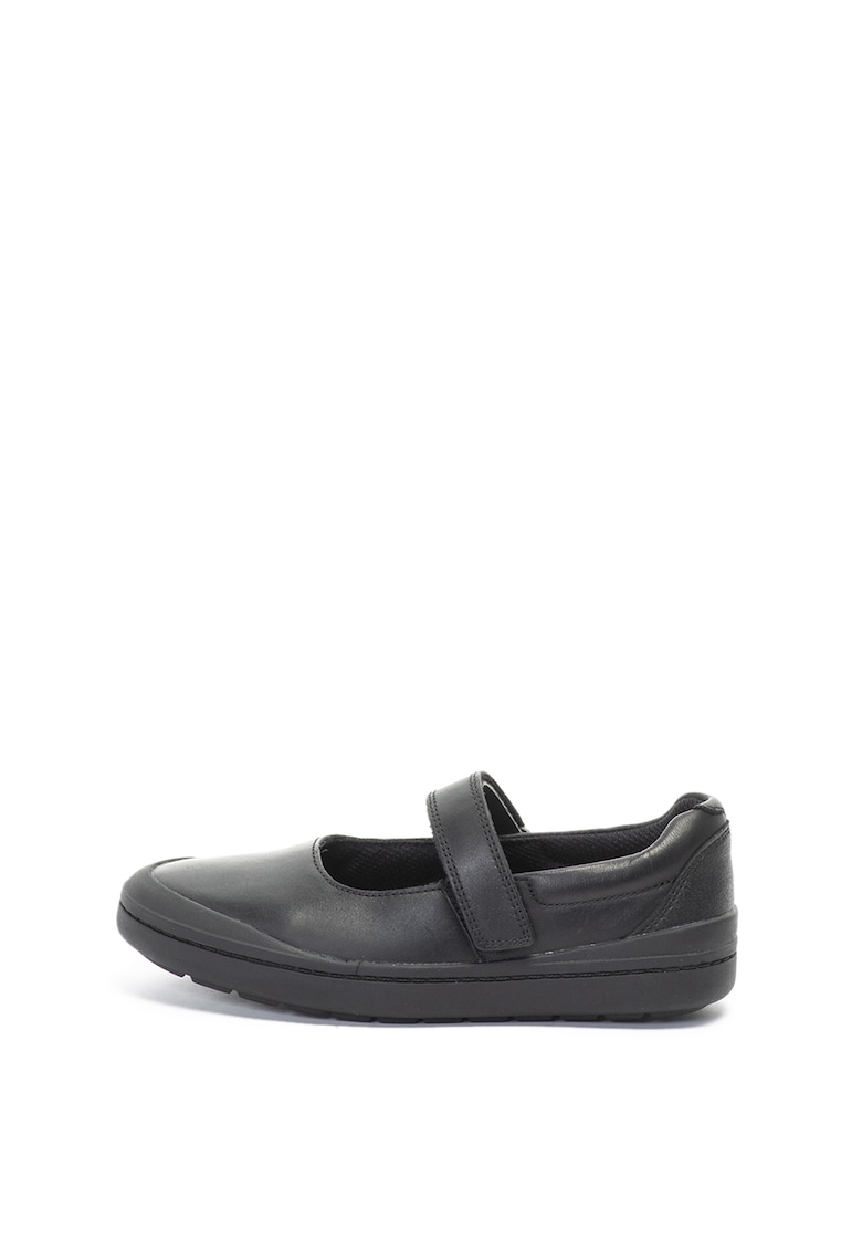 Pantofi Mary Jane de piele si piele ecologica Rock Spark