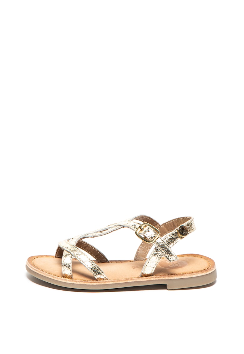 Sandale de piele cu barete multiple Cinisello