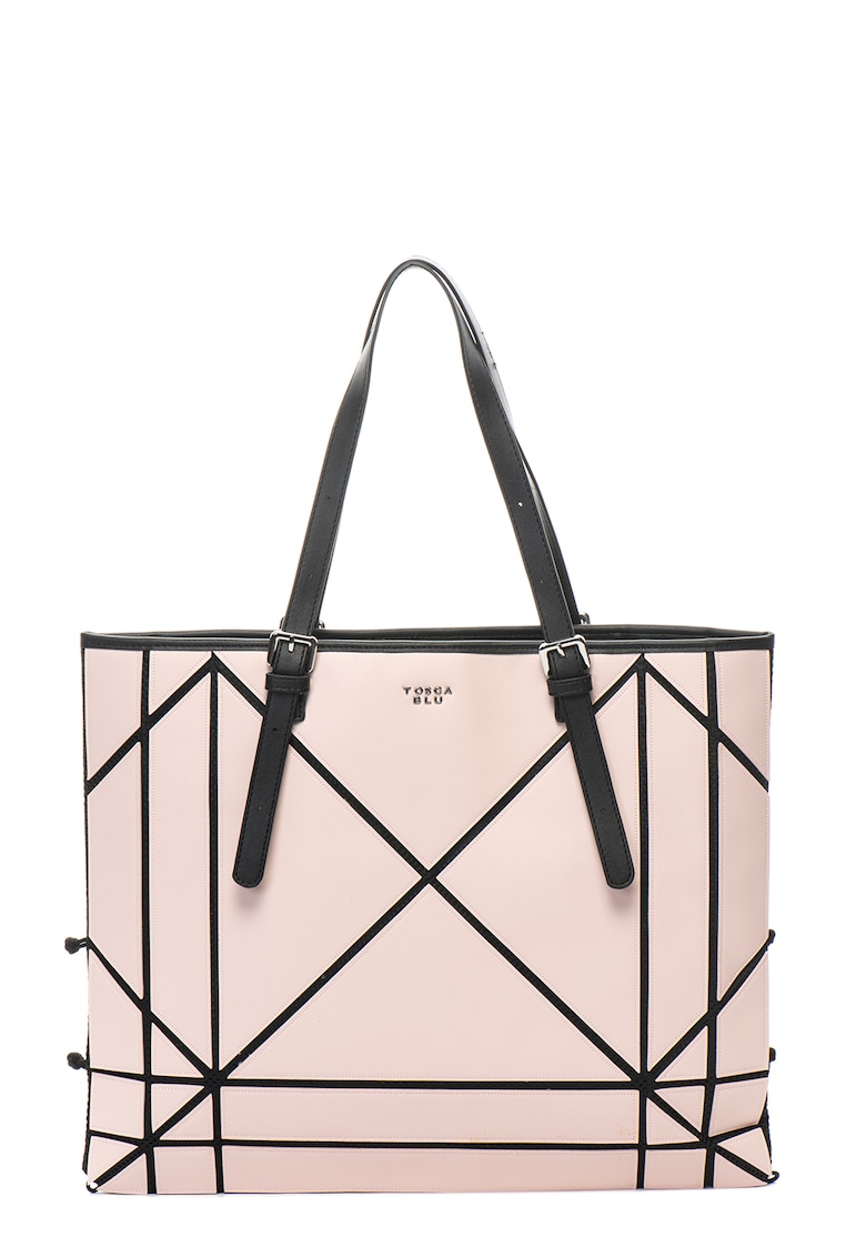 Geanta shopper de piele ecologica Mondrian