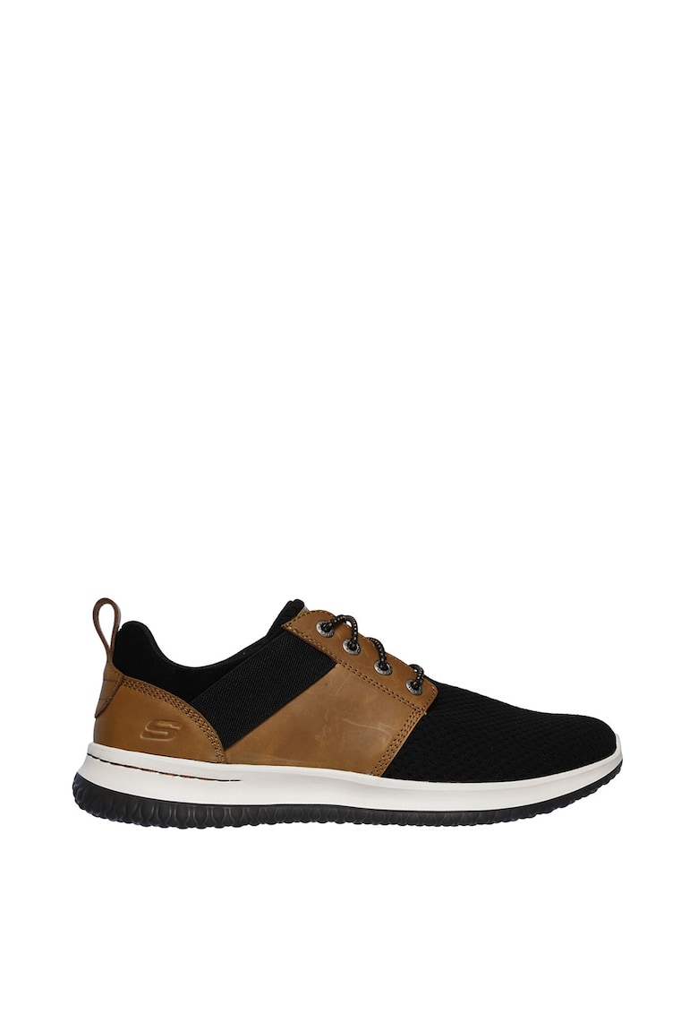 Pantofi sport cu insertii de piele peliculizata Delson Brant imagine