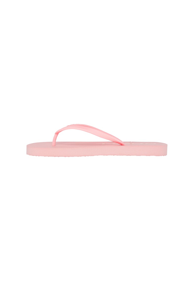 Papuci flip-flop cu detaliu logo in relief