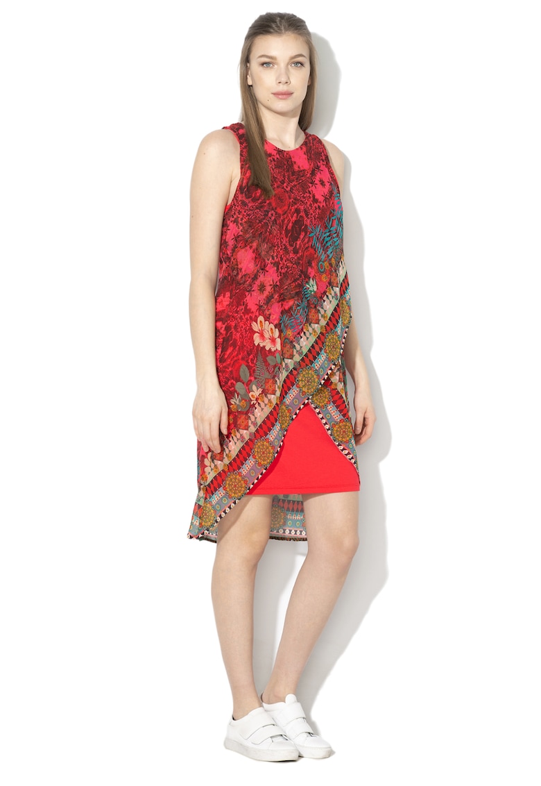 Rochie cu diverse imprimeuri Monique