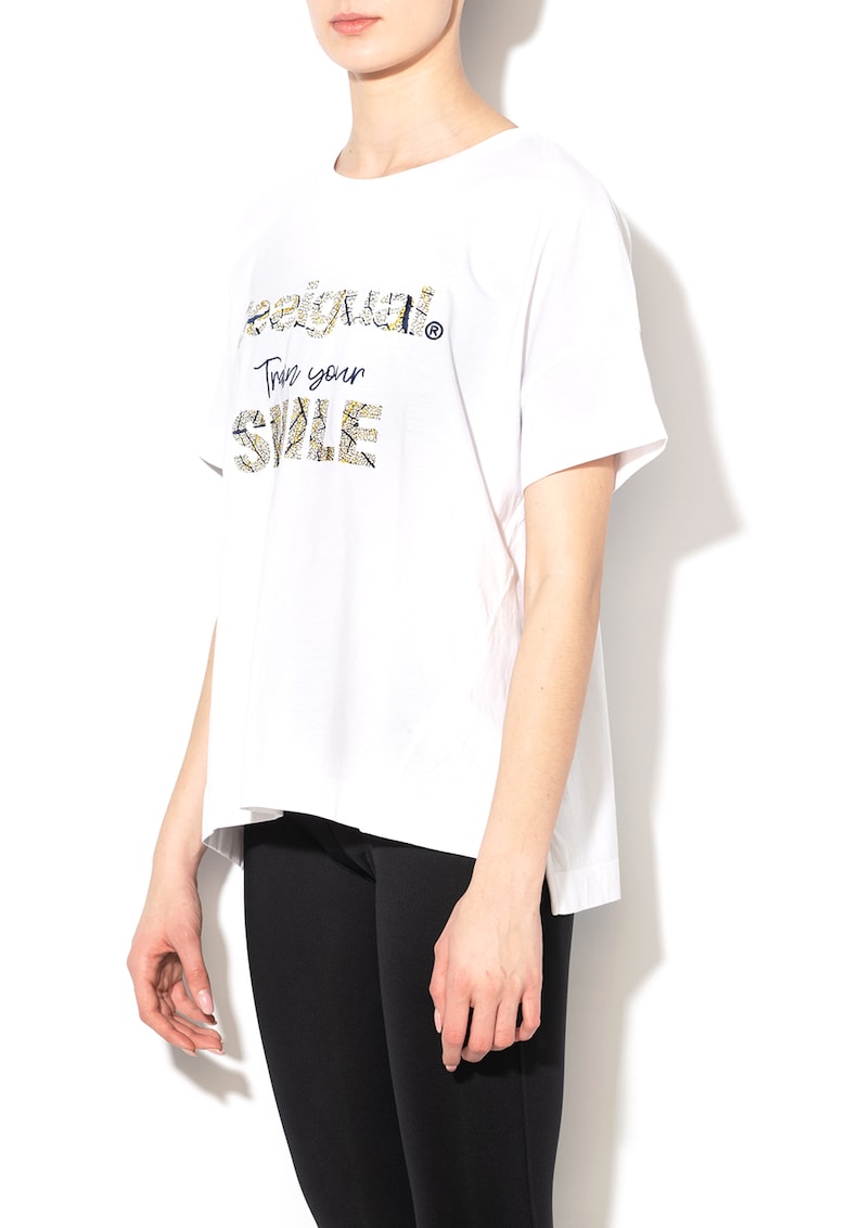 Tricou cu logo brodat pentru fitness