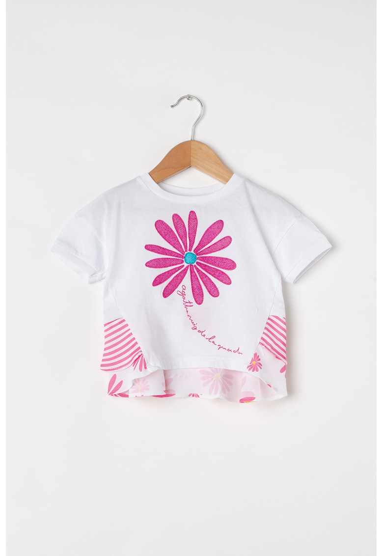 Tricou cu terminatie evazata Daisy