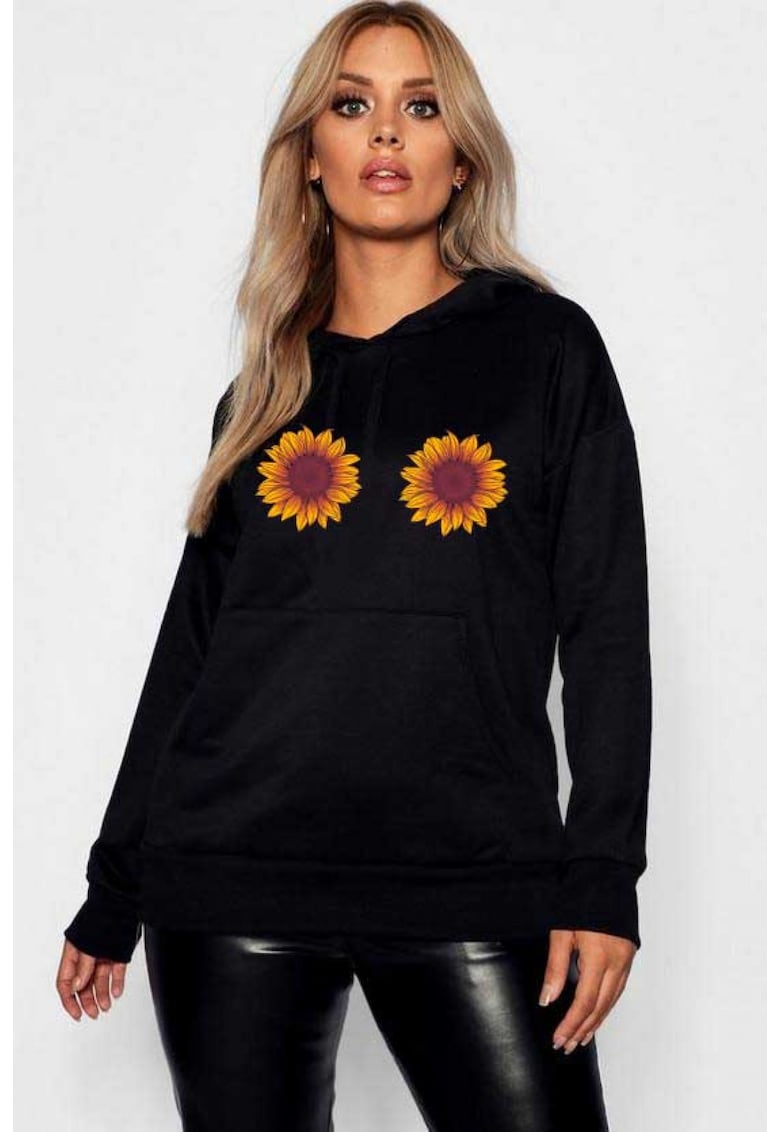 Hanorac dama negru - Sunflower