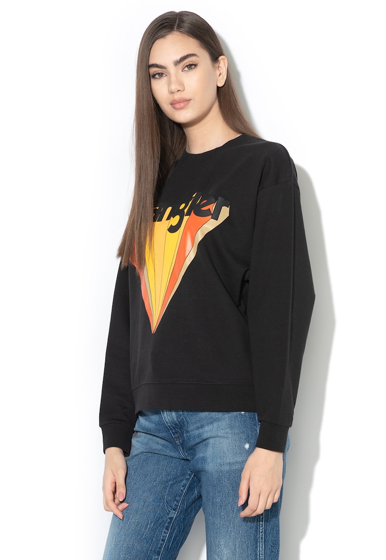 Bluza sport cu imprimeu logo