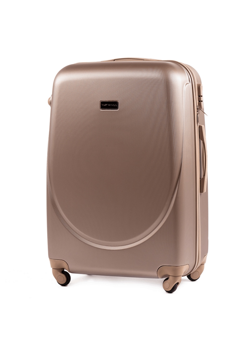 Troler Mare - GOOSE - ABS - 4 Roti - 75 cm - Auriu