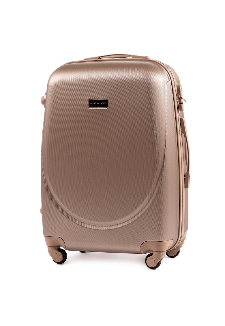 Troler Mediu - GOOSE - ABS - 4 Roti - 65 cm - Auriu