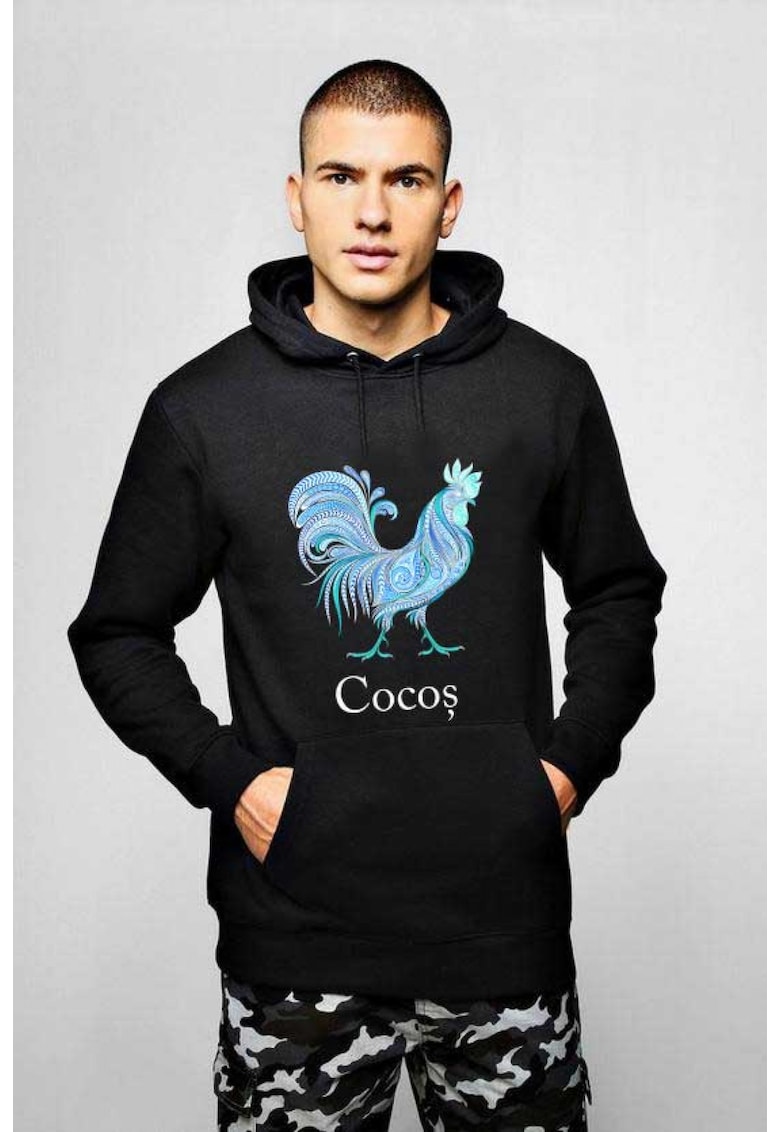 Hanorac Barbati Negru - Cocos