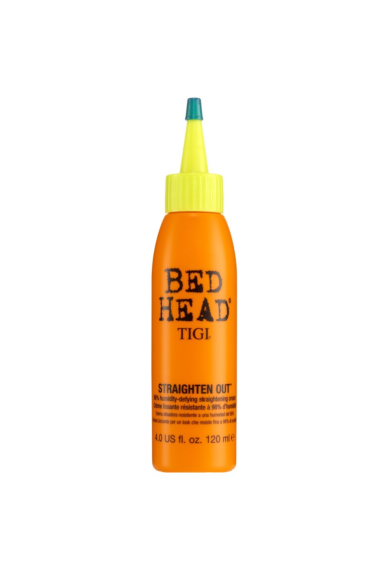 Crema de par modelatoare Bed Head Straighten Out pentru protectie termica - 120 ml