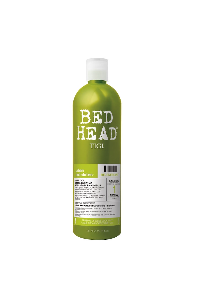 Sampon Bed Head Re-Energize pentru par normal – 750 ml Tigi 750