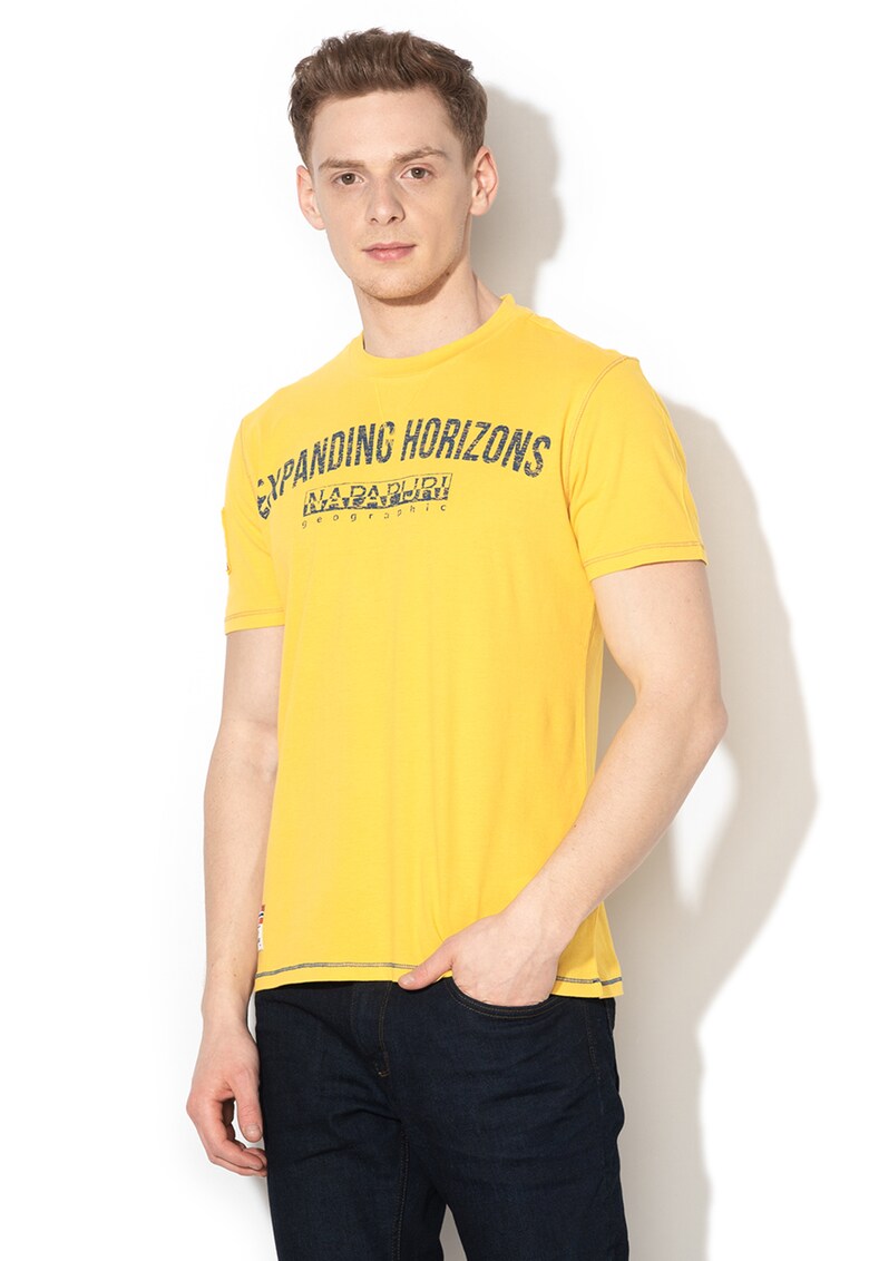 Tricou cu imprimeu text Selize
