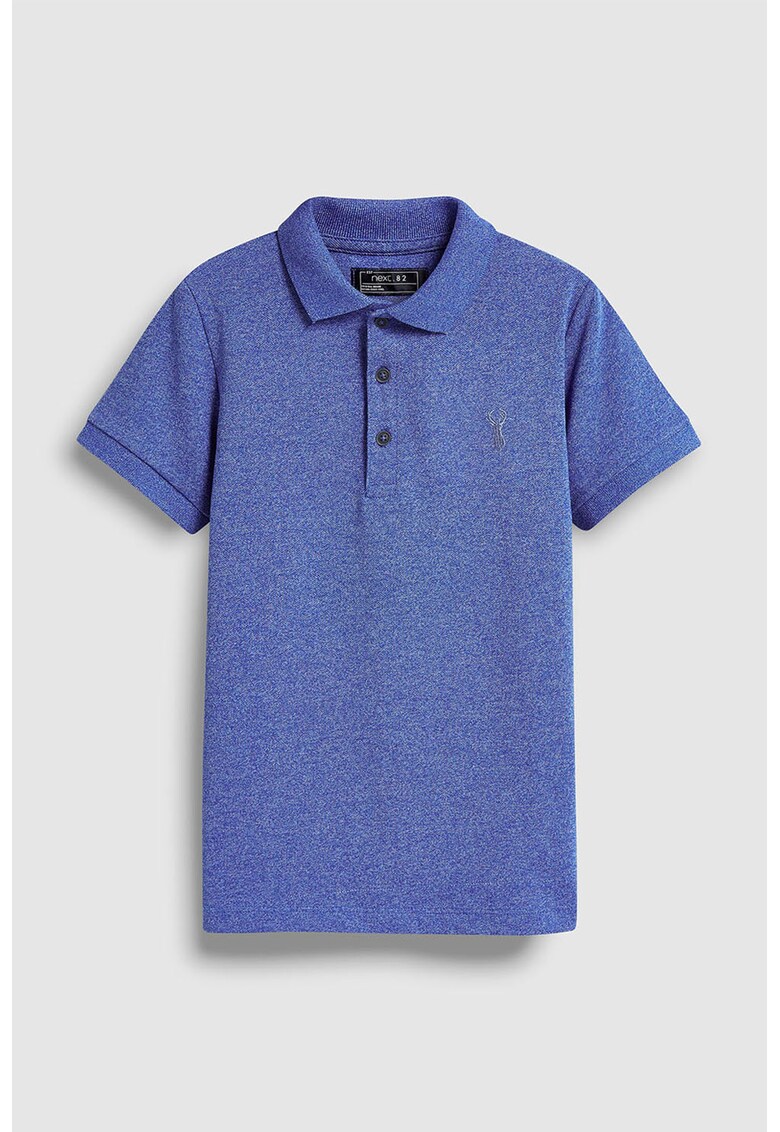 Tricou polo din pique - cu logo brodat