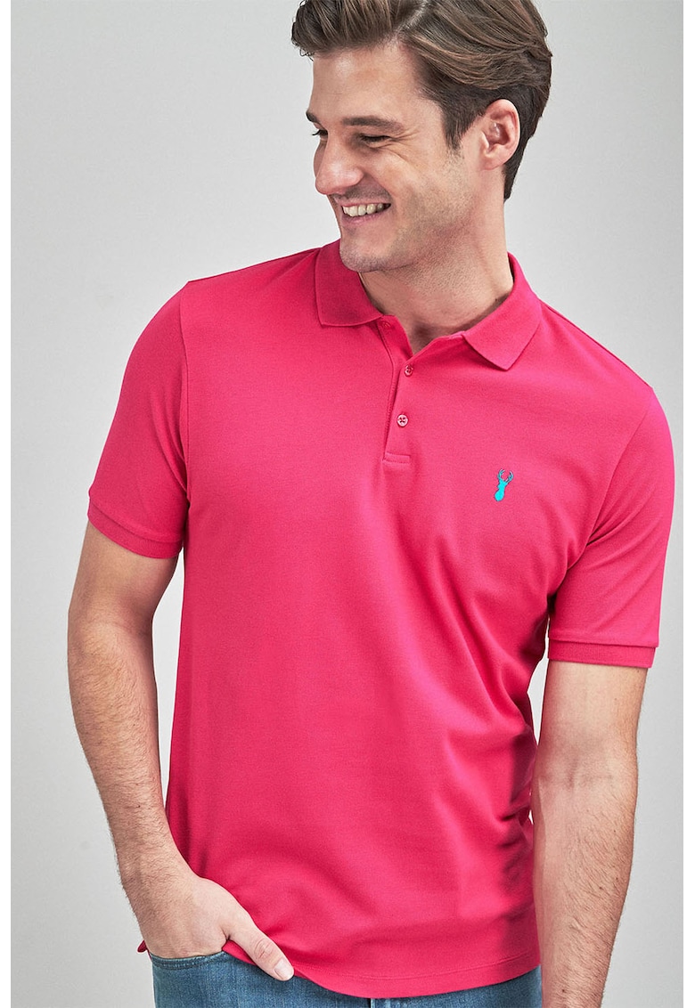 Tricou polo regular fit - din pique