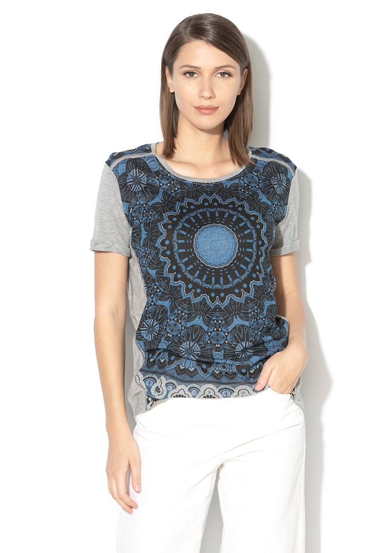 Tricou cu imprimeu cu mandala Bristol