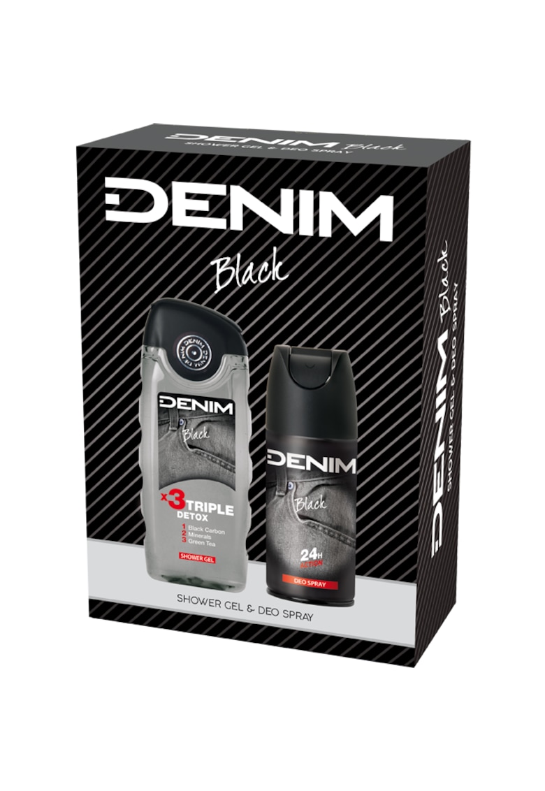 Set cadou  Black: Deodorant 150 ml + Gel dus - 250 ml