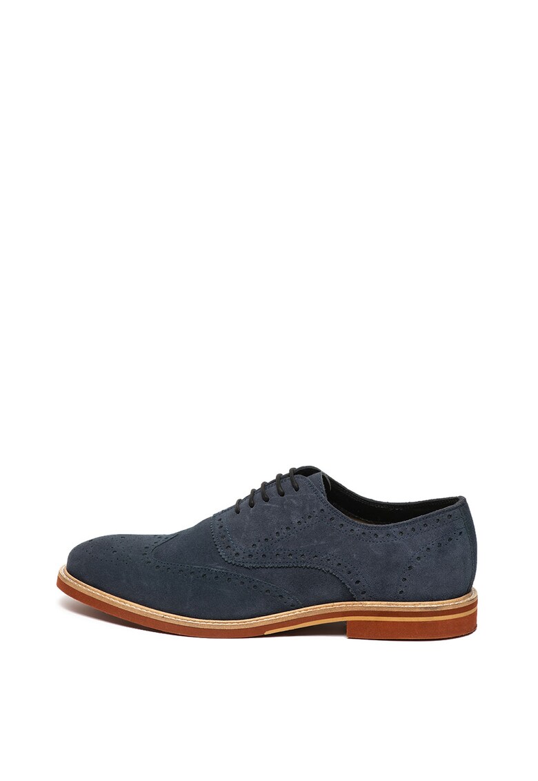 Pantofi brogue de piele intoarsa Giles