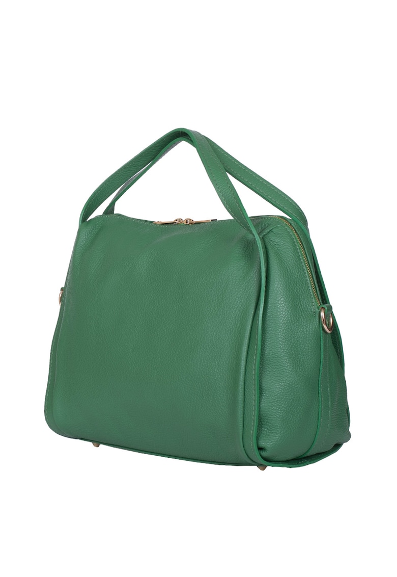 Geanta dama din piele naturala Evelyn - Verde