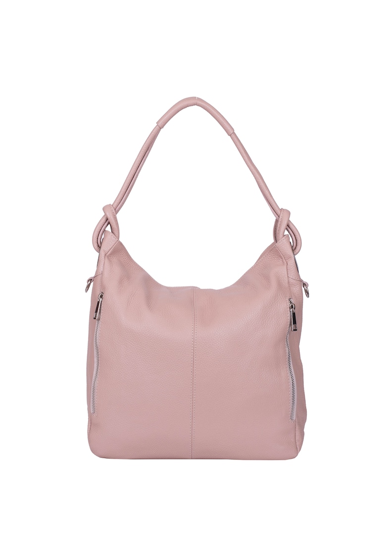 Geanta dama din piele naturala Mia gri