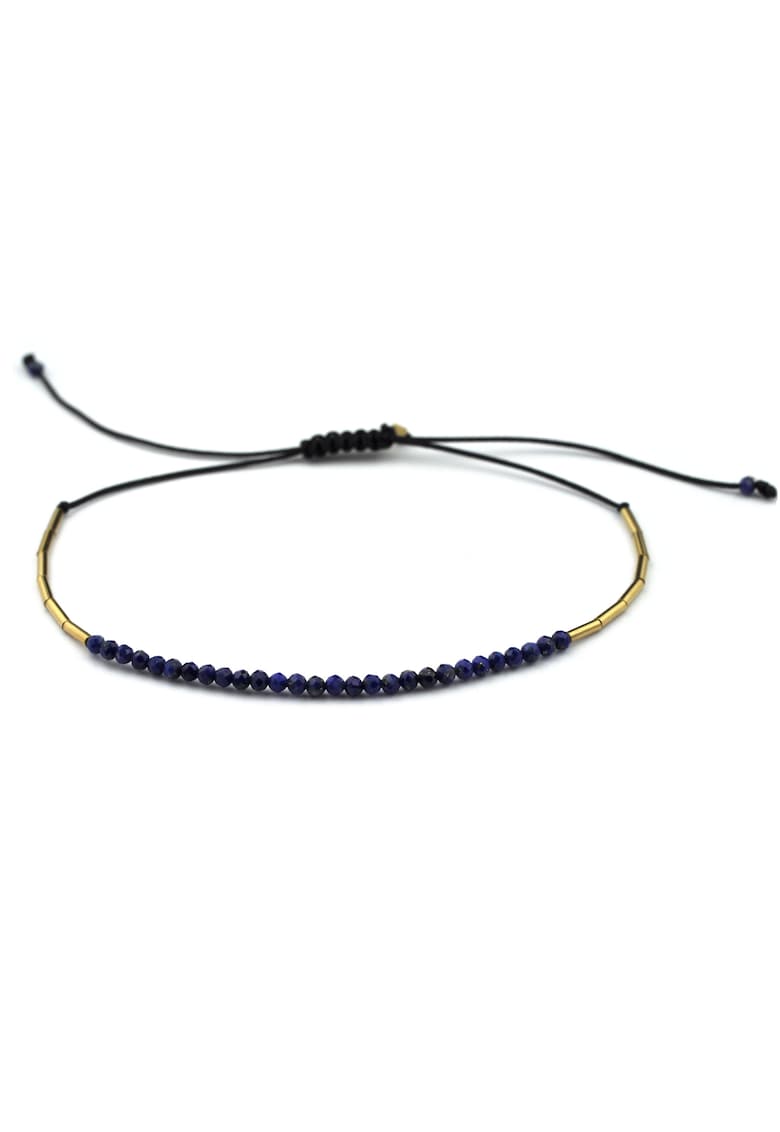 Гривна - Lapis Bar - gold-filled 14k/20 - лазурит - регулируема