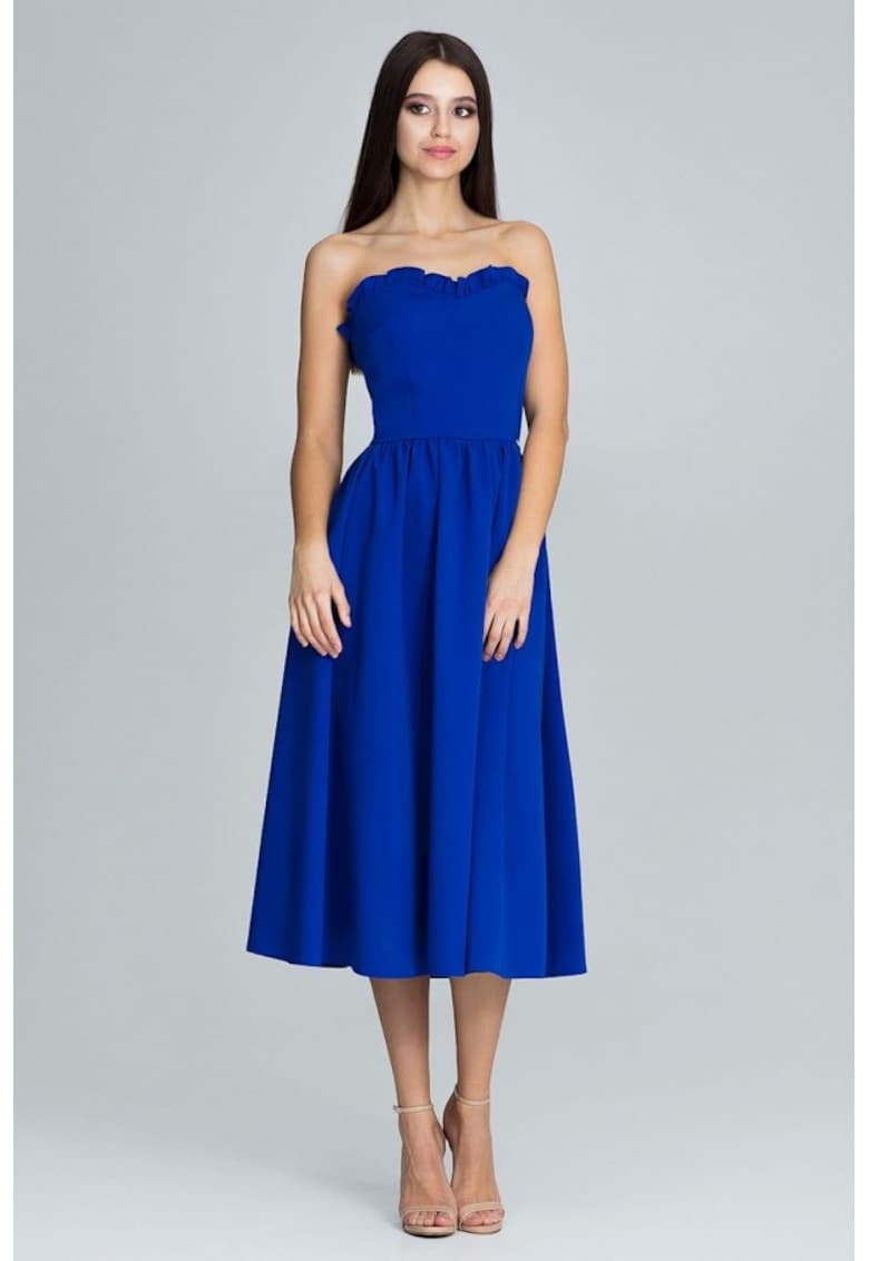Rochie de seara - 116337 - Albastru - Albastru