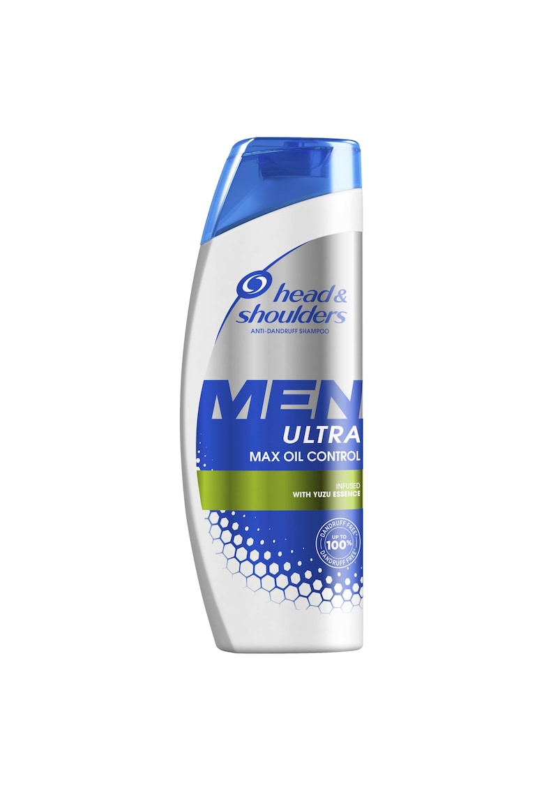 Sampon anti-matreata Men Ultra Max Oil Control pentru par gras - 360 ml