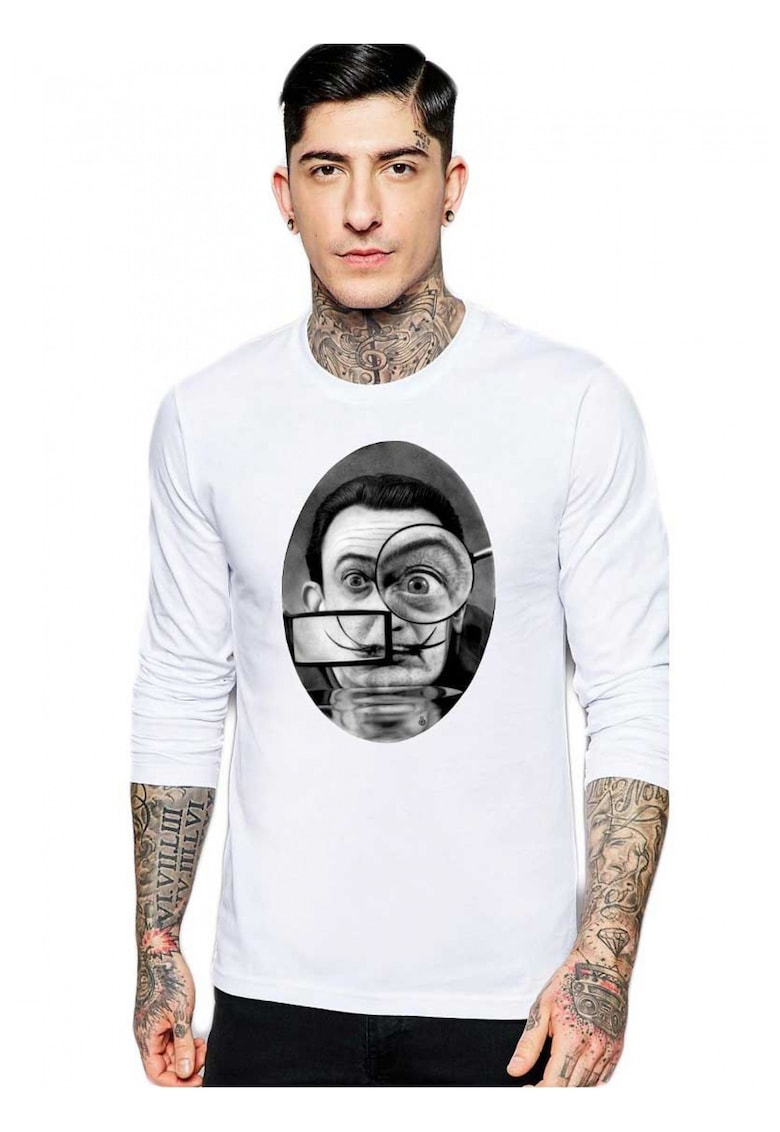 Bluza barbati alba - Dali - The Watcher