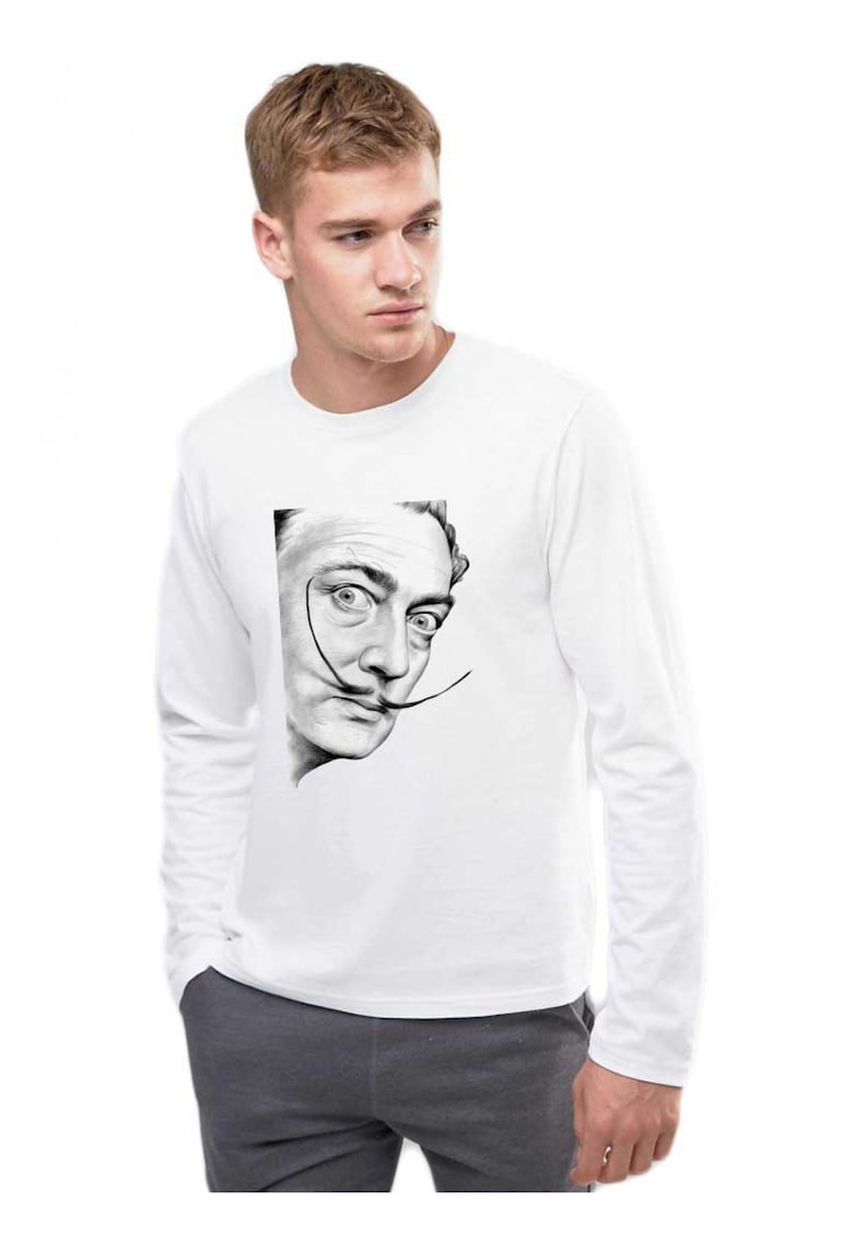 Bluza barbati alba - Dali - Portret