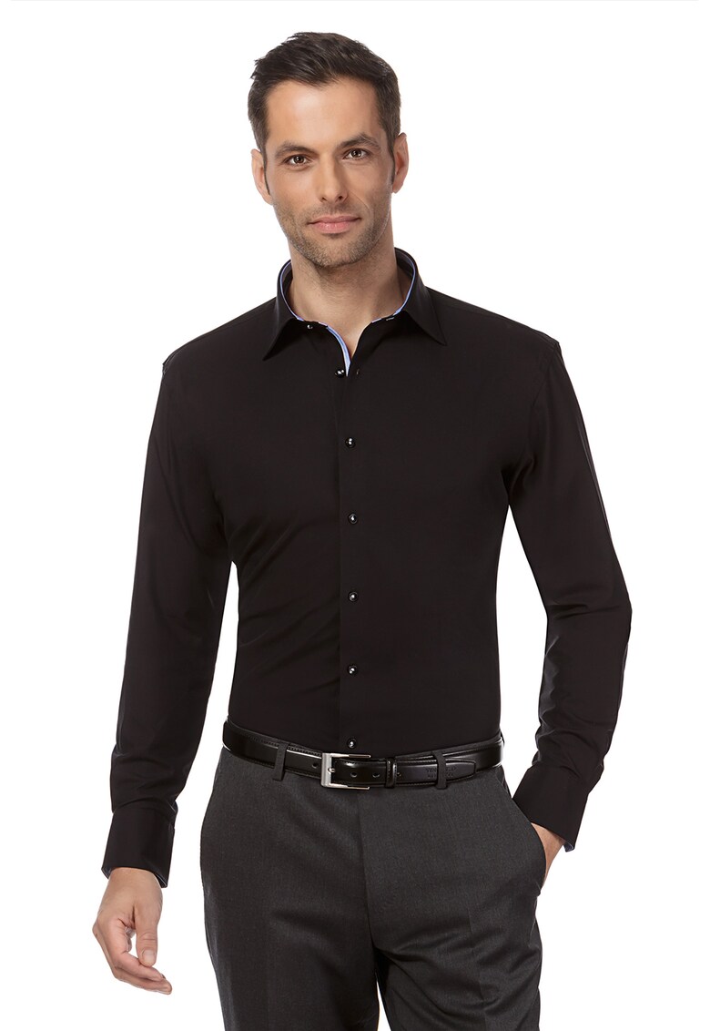 Camasa slim fit cu maneci lungi