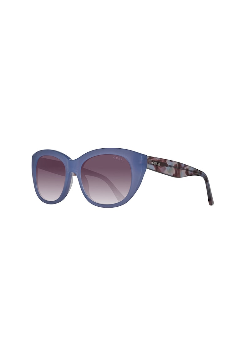 Ochelari de soare cat-eye cu detalii cu model abstract