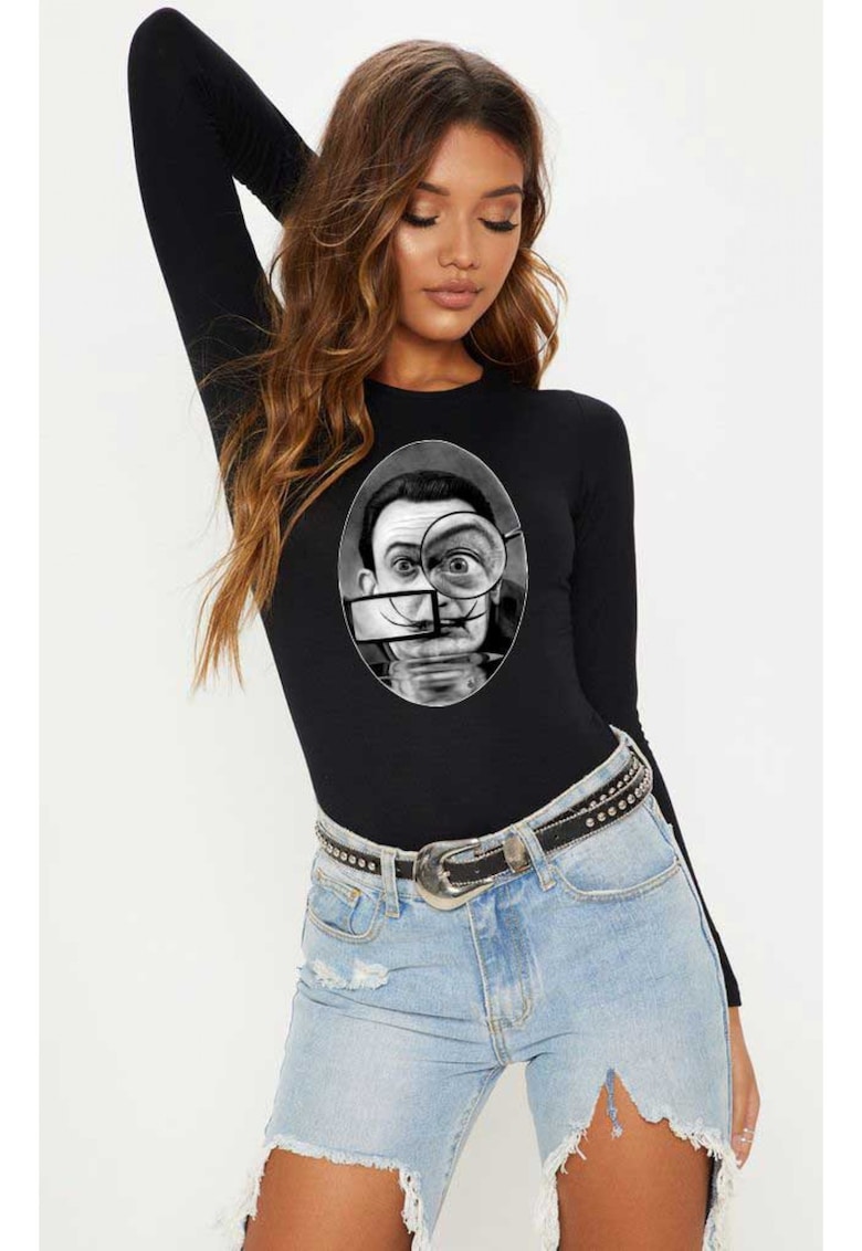 888113633-Bluza dama neagra - Dali - The Watcher