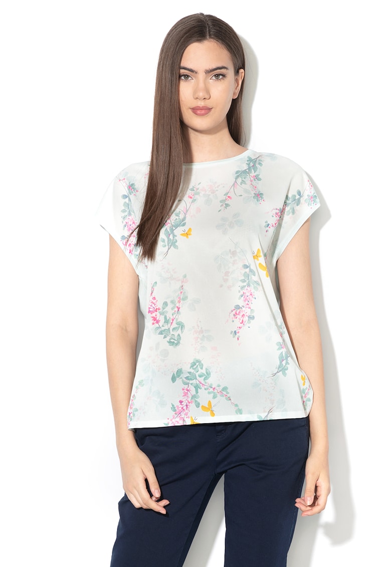 Bluza din amestec de lyocell - cu imprimeu floral Benlita