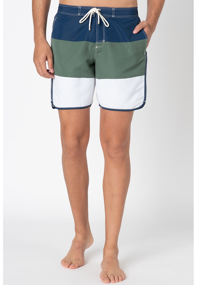 Pantaloni scurti de baie - cu model colorblock