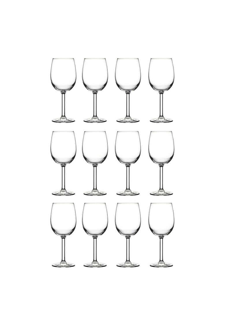 Set pahare vin alb - Prime Time - 12 piese - 395 ml