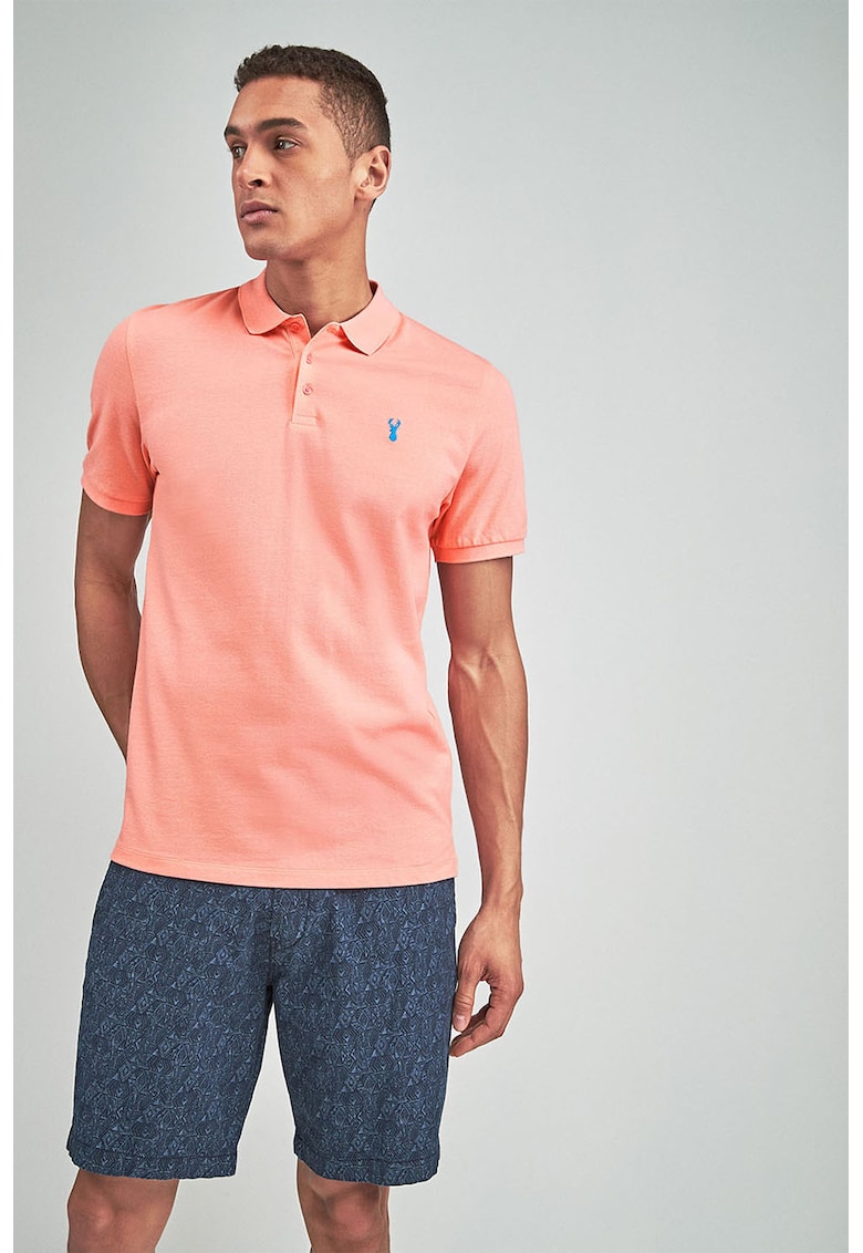 Tricou polo regular fit - din material pique