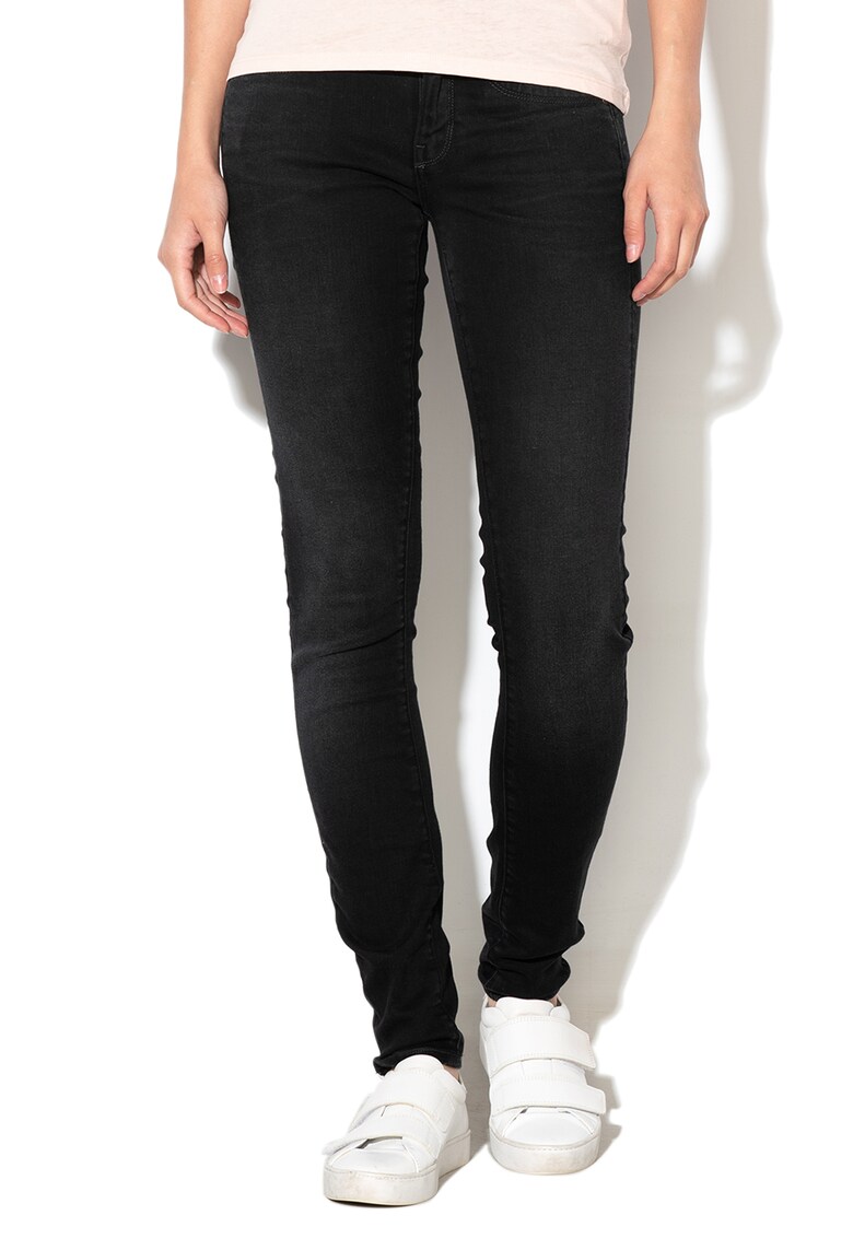 Blugi skinny cu talie medie Lynn a