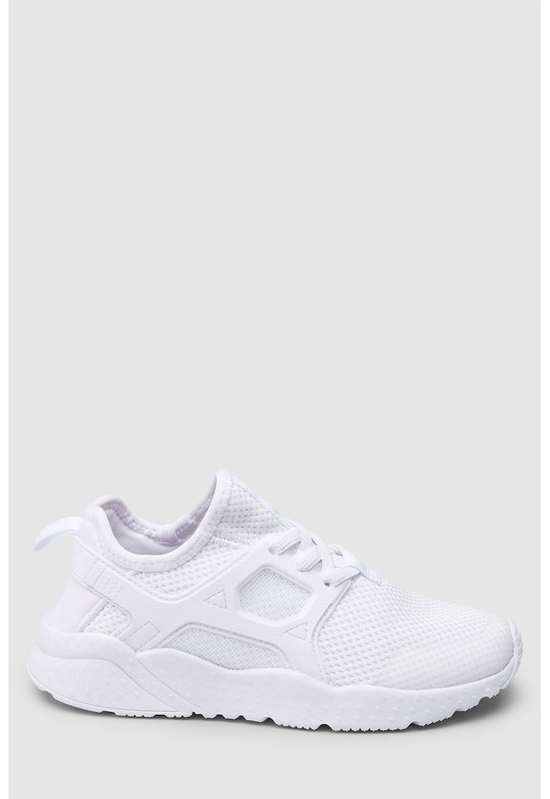 Pantofi sport cu model cu plasa si tricot Pantofi sport cu model cu plasa si tricot