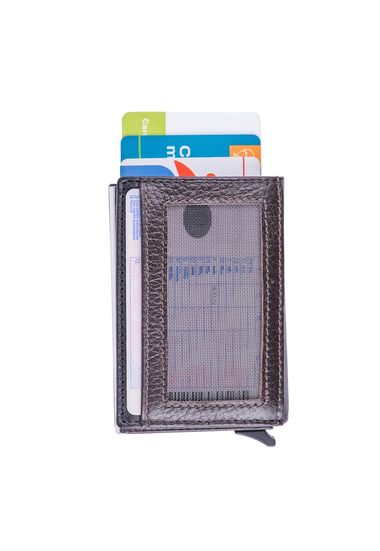 Portcard RiFD piele barbati - Contractor