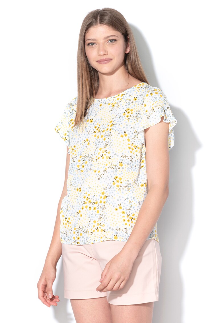 Bluza vaporoasa cu imprimeu floral Vilucy