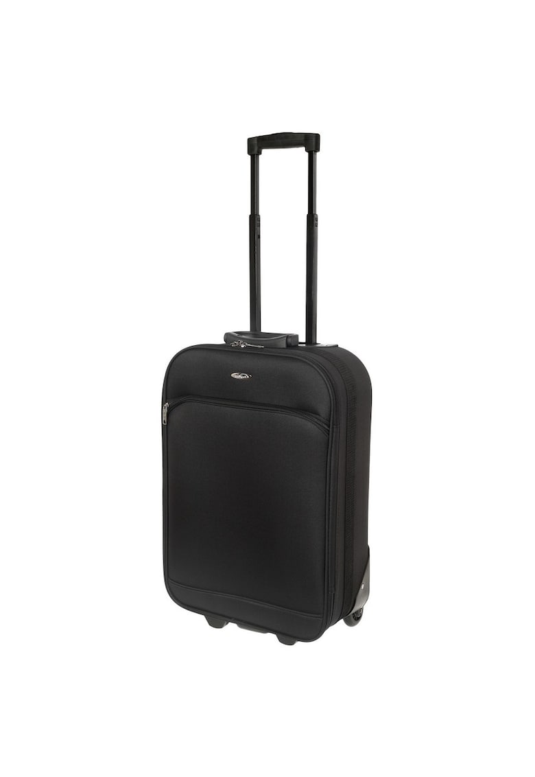 Troler Cabina - 2 Roti - Poliester - SG 775 - 55 cm - Negru