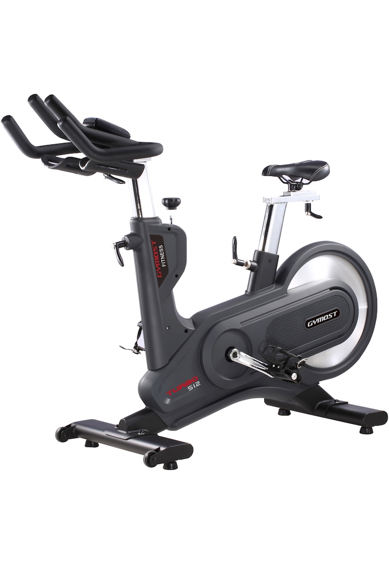 Bicicleta spinning GYMOST BSP-S12 - volanta aluminiu 5.5 kg - rezistenta reglabila cu variatie continua