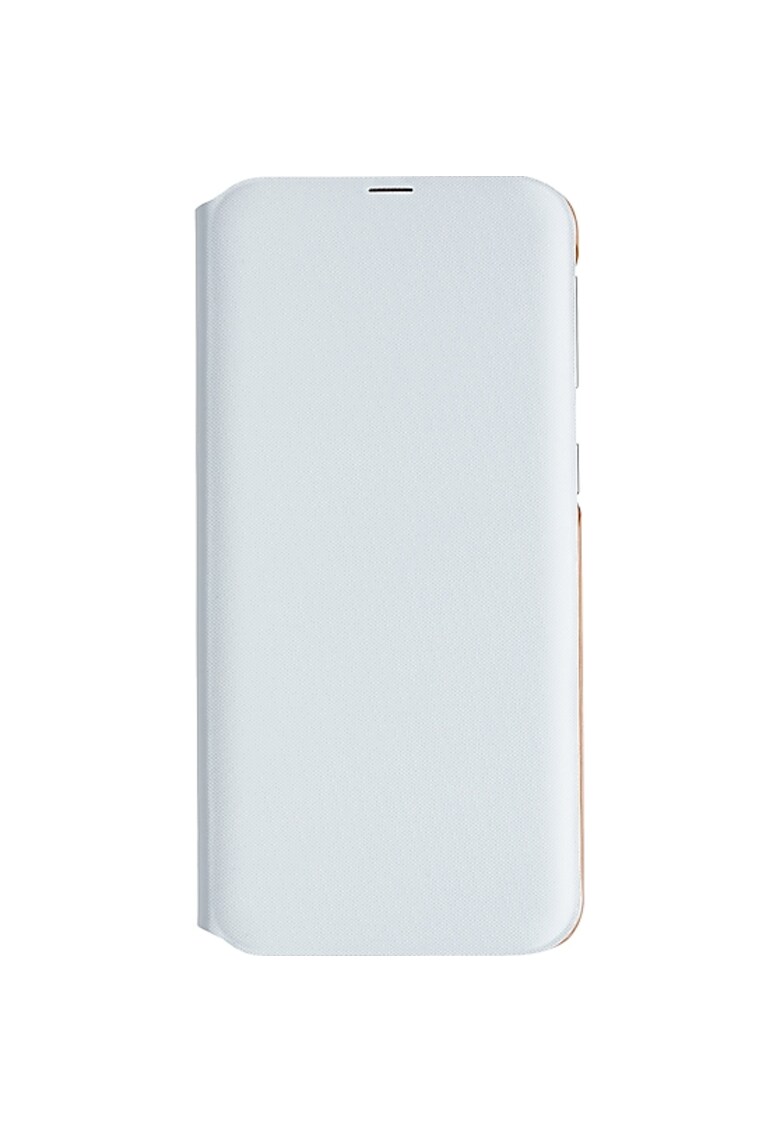 Husa de protectie Wallet Cover pentru Galaxy A40 (2019) - White